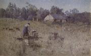 Clara Southern An old bee farm oil painting
